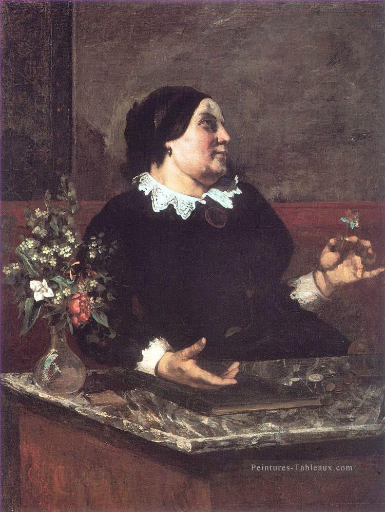 Mere Gregoire Réaliste réalisme peintre Gustave Courbet Peintures à l'huile